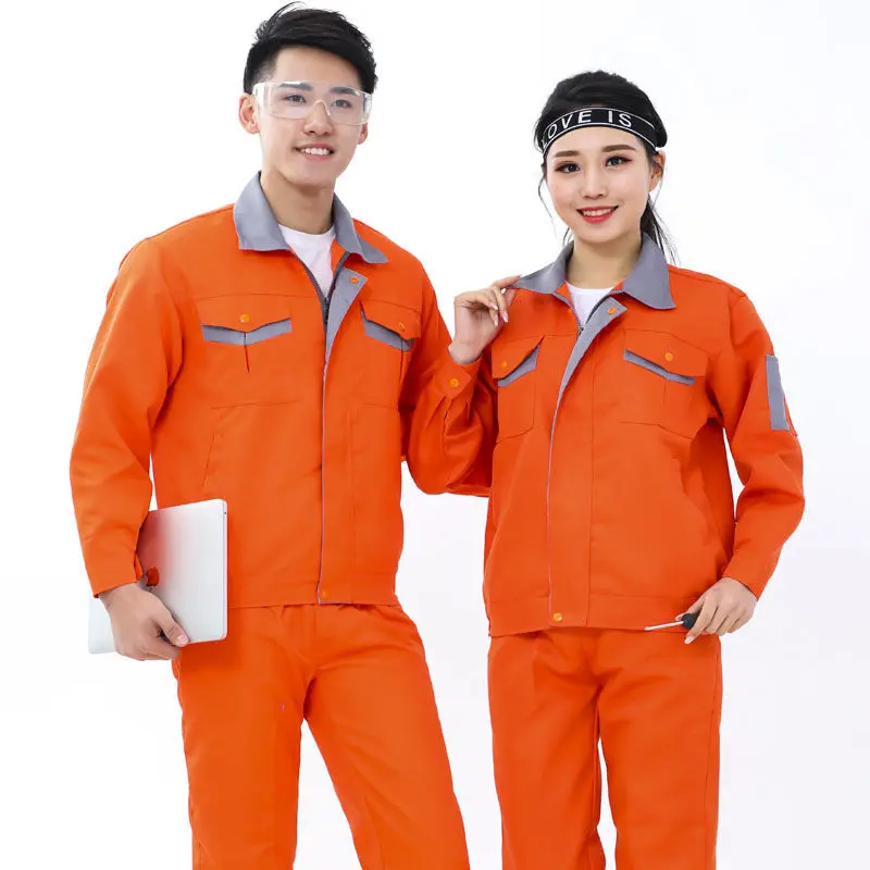 Safety Jacket Uniform Long Sleeve Safe Jacket Men Women Workwea Mechanical Shirt Protectionclothing Labor Factory Staff