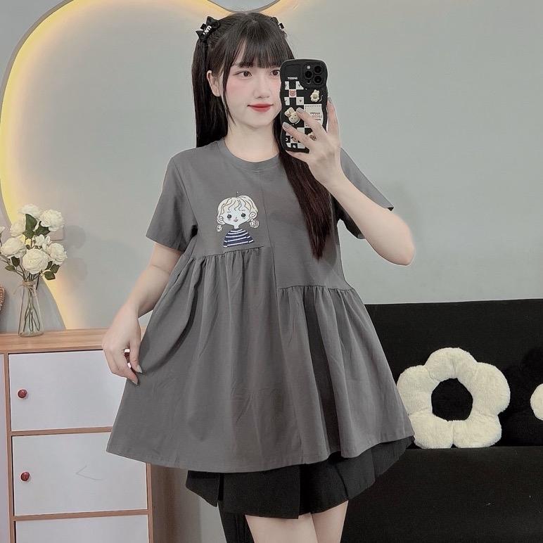 (45-100kg) Áo bầu Bigsize chất cotton 6 màu cực đẹp Thai sản Thai kỳ Thoải mái Thoáng khí