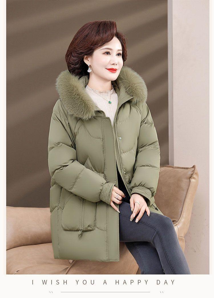 Product Introduction of Áo Khoác Mùa Đông, Dành Cho Phụ Nữ Trung Niên, Lót Lông Cừu, Dày Dặn, Áo Khoác Độn Bông, 40 Đến 50 Tuổi, Phong Cách Phương Tây, Áo Khoác Độn Bông Xuống Top Women Jacket 10