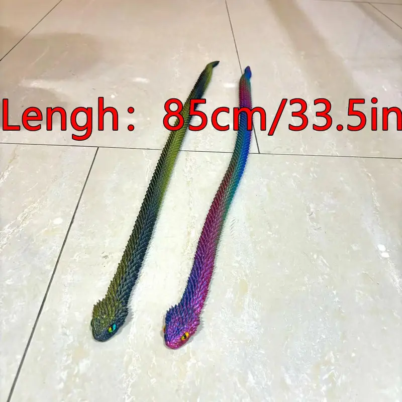 3D Printed Snake, 1 Box Creative Snake Statue, Home Decor, Desktop Ornament, Birthday Gift 1