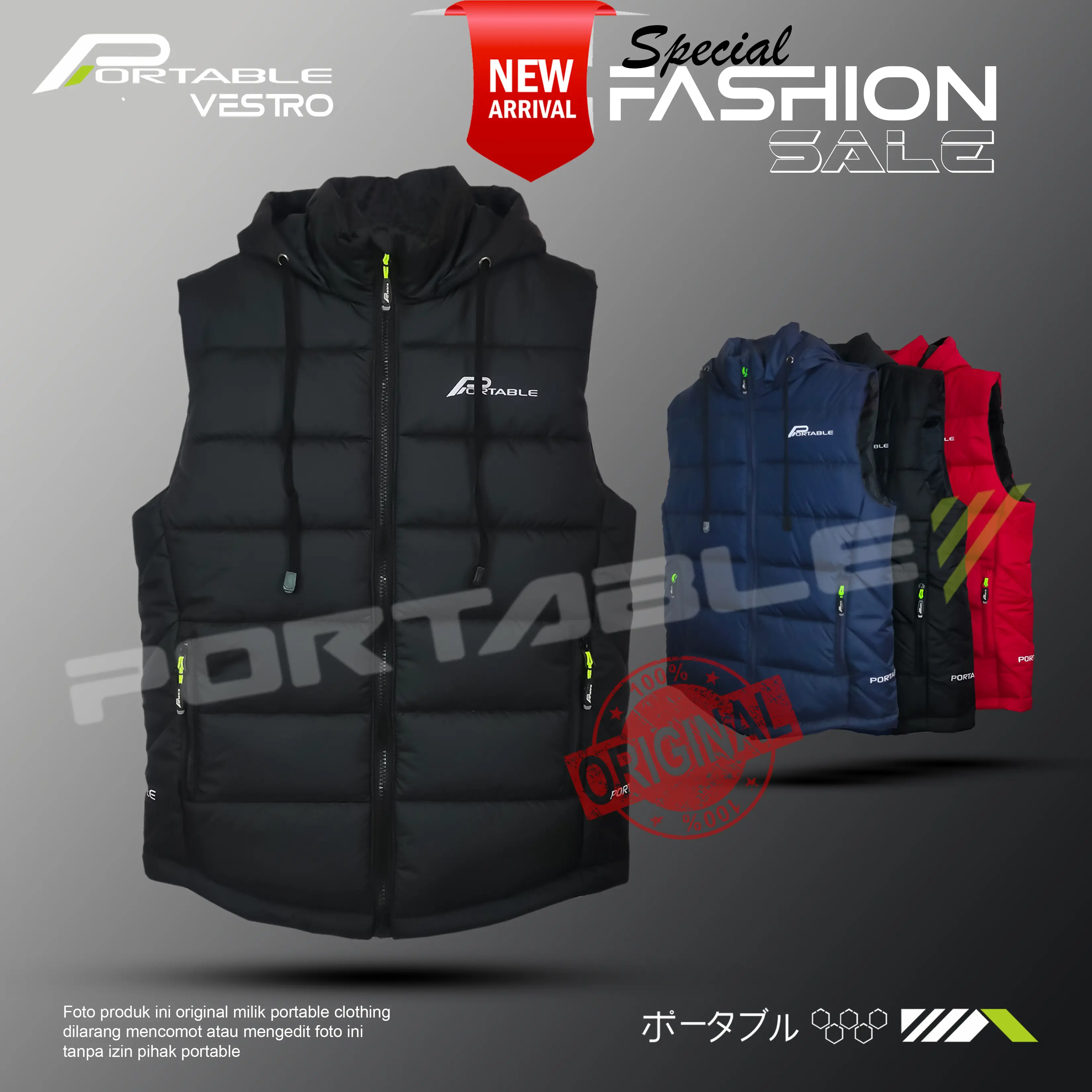 ROMPI PORTABLE PELINDUNG DADA VESTRO ORIGINAL
