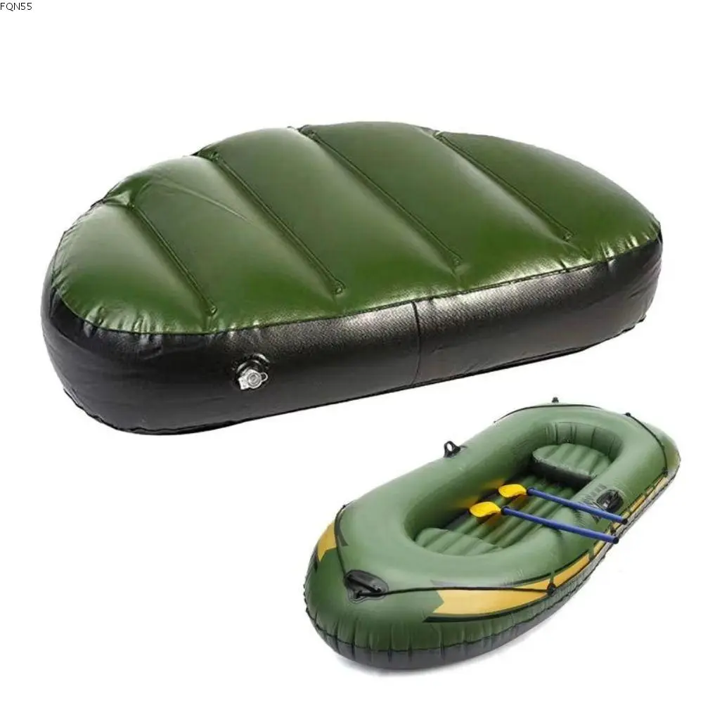 FQN55 Practical Waterproof Inflatable Seat Leakage-proof Water Sports Air Cushion Mat Lightweight PVC Material Fishing Boat Cushion Kayak Accessories