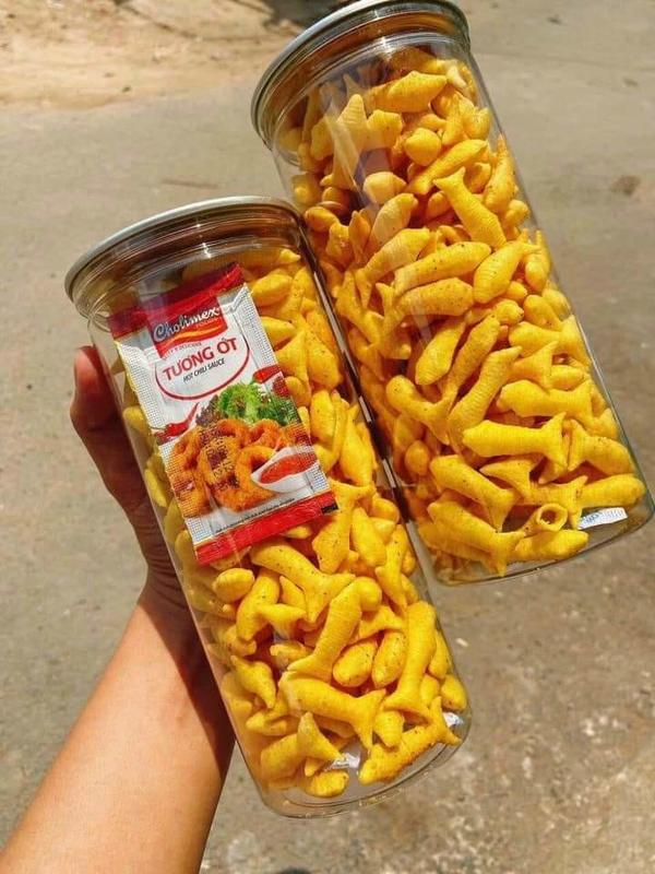 Snack cá vị phô mai pet 200gram Ăn Vặt Food Thức Ăn