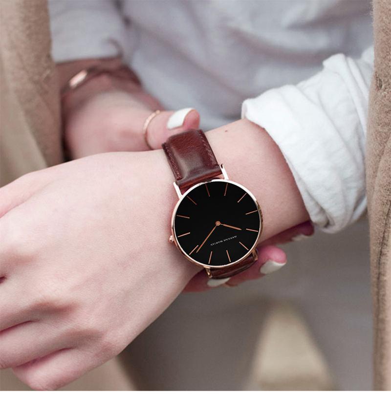 Product Introduction of HANNAH MARTIN Jam Tangan Wanita Sangat tipis 100% Original  CH36-FH hadiah watches 4