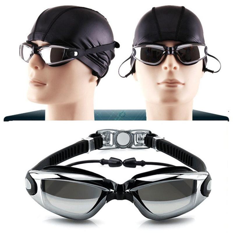 Kính bơi tráng gương người lớn, trẻ em nam nữ chống nước, chống mờ bảo vệ mắt, có bịt tai kèm hộp đựng thời trang cao cấp Welike