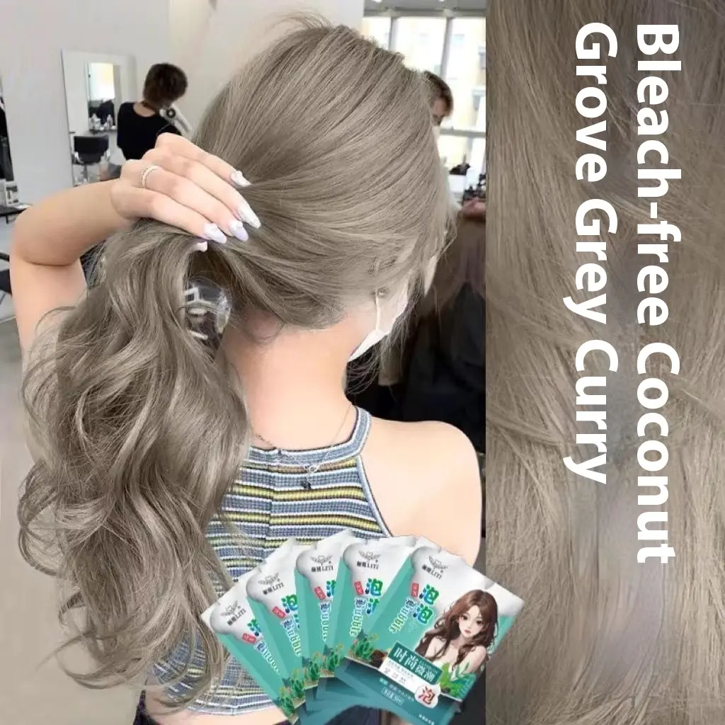 30ml*10PCS Non-toxic Long-lasting Hair Dye Hair Coloring Tools Plants Bubble Hair Dye Hair Coloring Trend Enhance Hair Shine Hair Dye