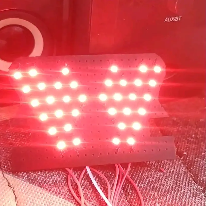 LAMPU STOPLAMP RUNNING BEAT FI 2014-2017 10 Mode manual & otomatis, Running PNP ,cocok di pake di motor , auto ganteng dan terang Dudukan Motorcycle paket lengkap 6