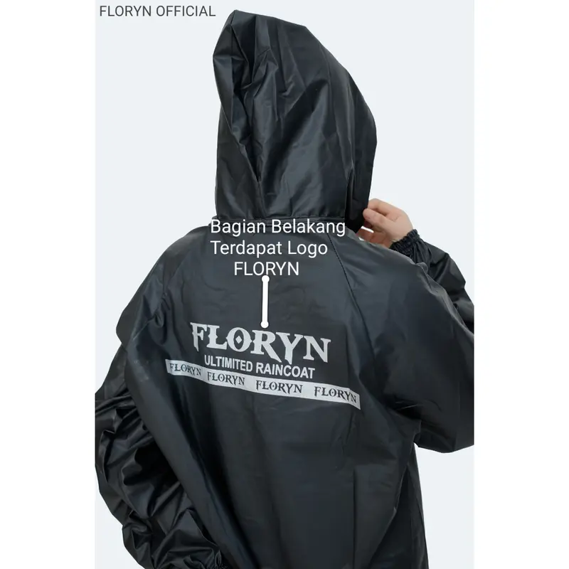 JAS HUJAN, RAINCOAT Terbaik Pria Wanita BY FLORYN Original PVC Anti Rembes 3