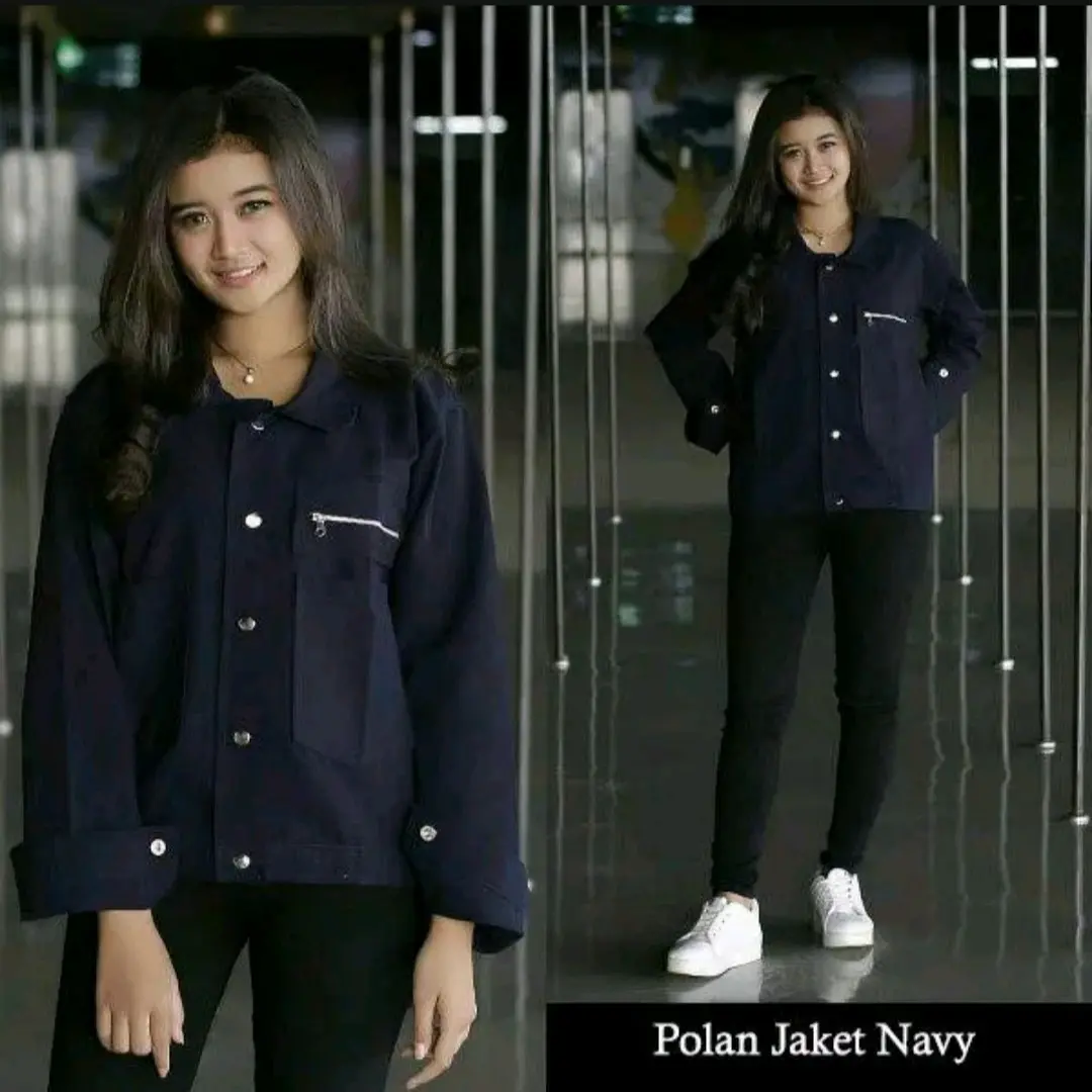 POLAN JAKET-JAKET POLAN-MODEL KOREAN-JAKET WANITA KEKINIAN Jaket Cewek Tebal Blazer