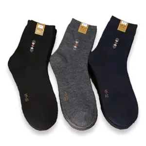 GROSIR PAKET 6 PASANG KAOS KAKI MOTIF PRIA PANJANG 3/4 KAOS KAKI DEWASA KERJA NYAMAN DAN TEBAL Lembut Pendek Hitam Cowok Formal Kantor Katun