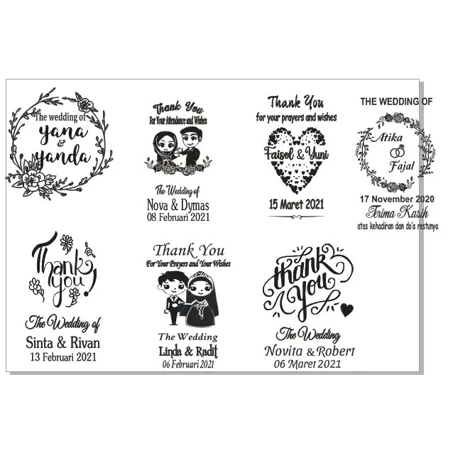 50pcs paperbag / tas kertas custom sablon kemasan souvenir dll 6