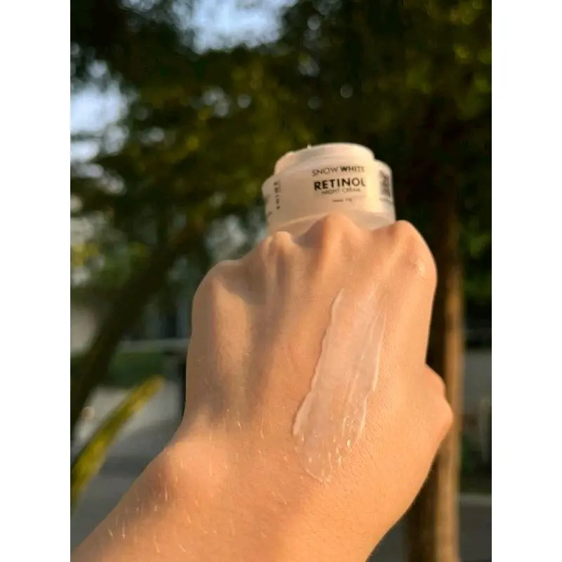 RETINOL Snow White Night Cream By Shine Rusia Skincare BPOM 6