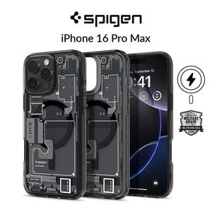 Sarung iPhone, Spigen, Reka Bentuk Zero One MagFit, Sarung Telefon Magnetik, Serasi dengan iPhone 16, 15, 14, 13 dan 12 Pro Max, Sarung iPhone