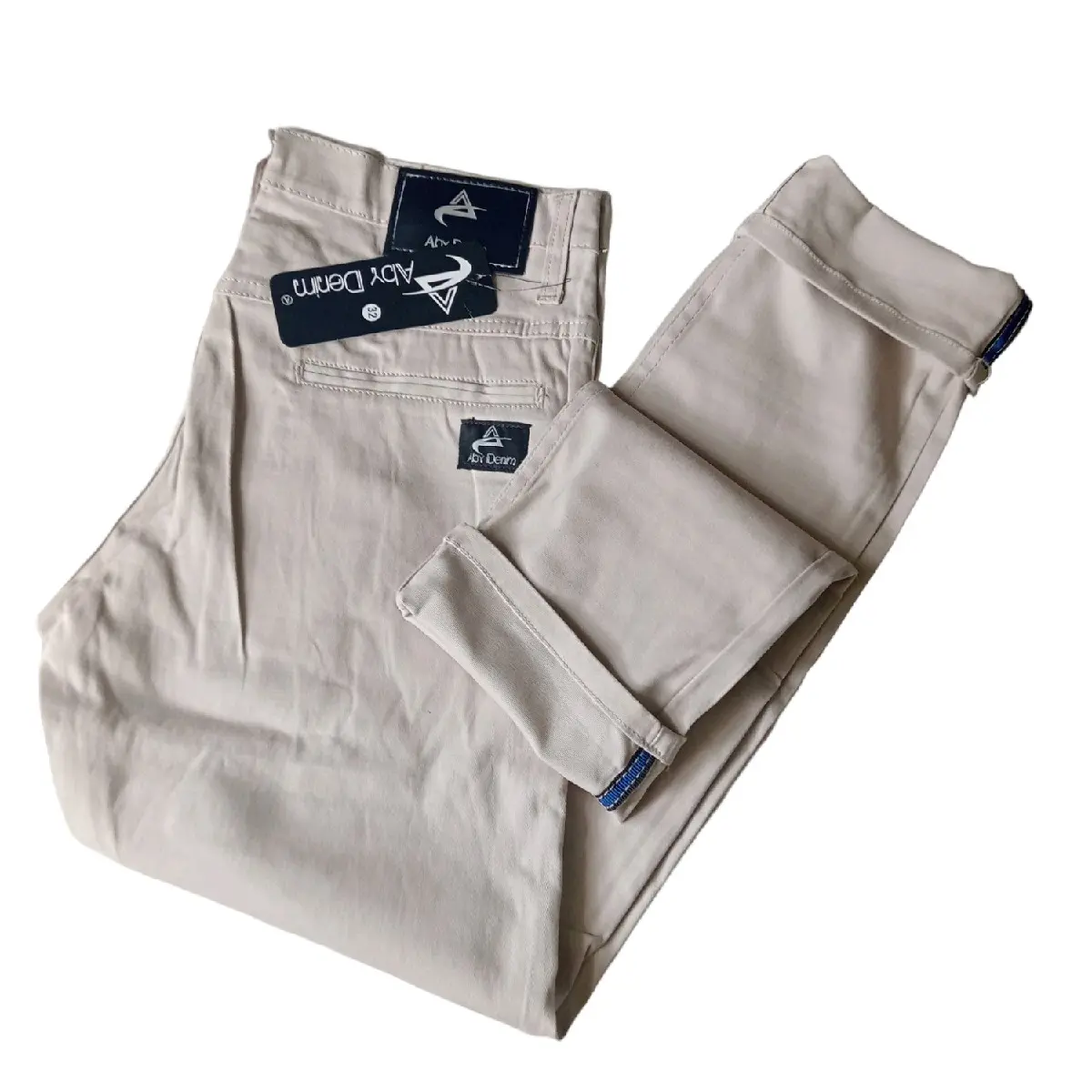 CHAIRA SHOP01 Celana chino panjang bahan katun street model slimfit Tebal Pria Combed Hitam