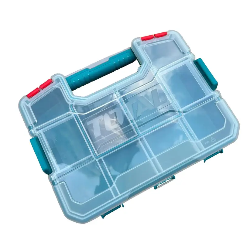 Hộp Nhựa Đựng Linh Kiện Nhiều Ngăn Total / Kích Thước 12 Inch - 15 Inch 7