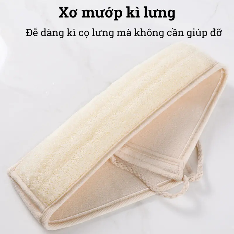 Bông xơ mướp tự nhiên BAMBOOO ECO lành tính  dùng tẩy da chết, massage 1