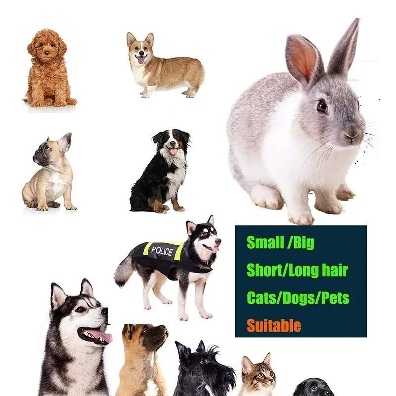 Product Introduction of 1Pc Rabbit Grooming Brush Pet Hair Remover Flea Comb Shampoo Bath Brush for Hamster Guinea Pig Rabbit Small Pet Accessories 26