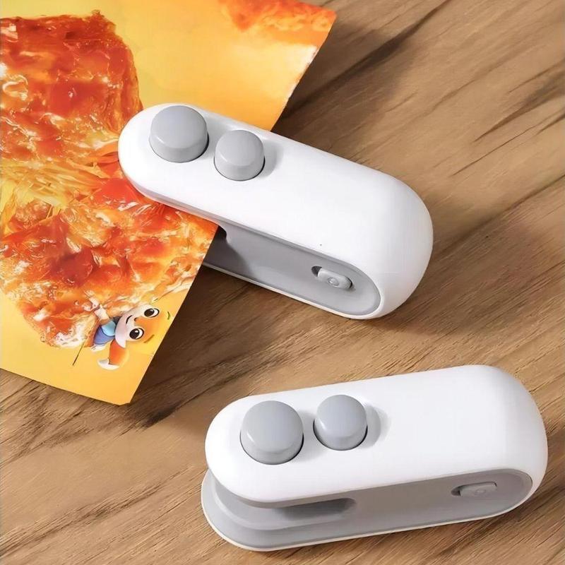 2 in 1 Mini Bag Sealer & Cutter, 1 Count Type-C Charging Portable Household Heat Sealer, Magnetic Mini Bag Sealer for Home Kitchen 0