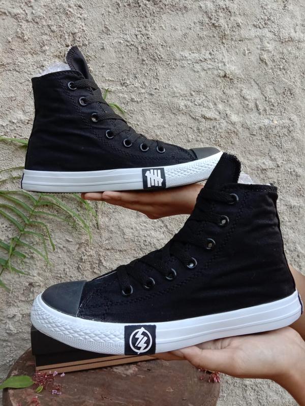 Sepatu allstar Sneakers Canvas Model Terbaru 2024 Untuk Pria Wanita Warna Hitam sepatu convers Sepatu cowo keren buat gaya Casual Shoes Kerja 3