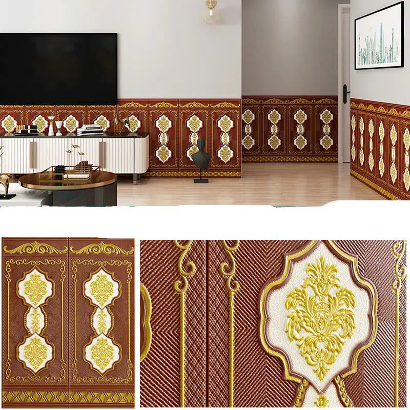 xốp dán chân tường kích thước 90x70 cm, mặt sau có sẵn keo 5