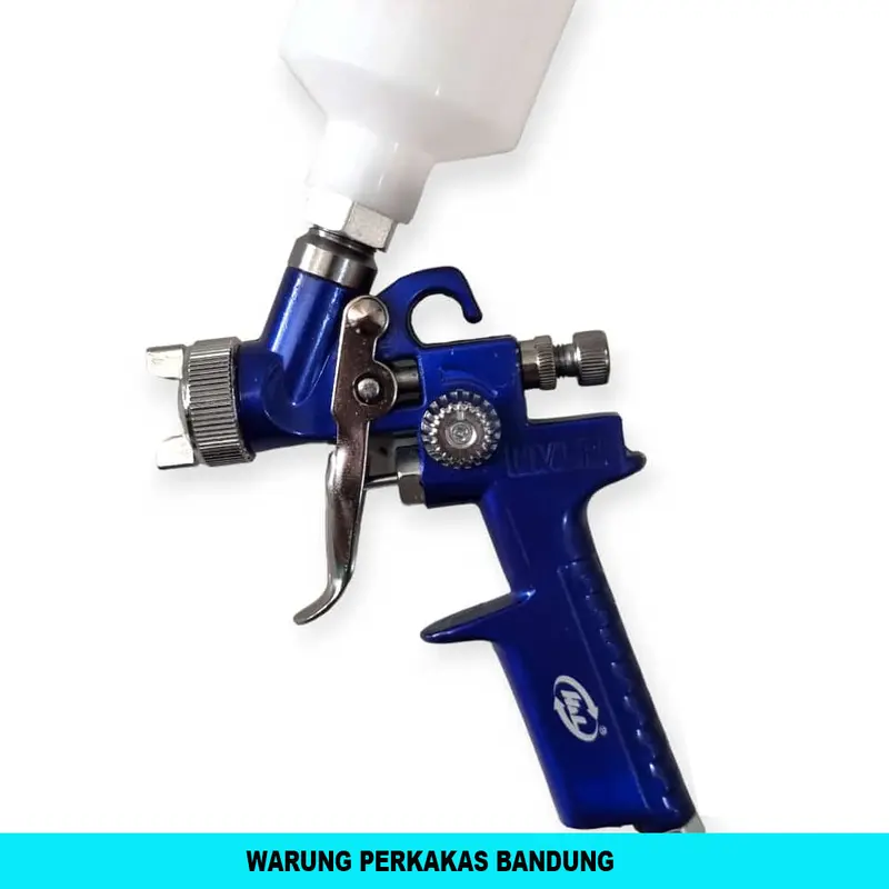 Spray Gun HVLP H2000 Tabung Atas 100mL 0.8 mm Alat Semprot Cat 3