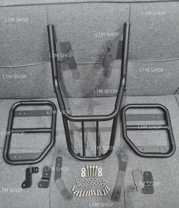 COMBO Cảng và Baga hông gắn cho YAMAHA PG-1 , phụ kiện cảng mẫu V3 và baga hông gắn cho xe PG-1 tặng kèm ốc gắn phụ kiện phụ tùng .