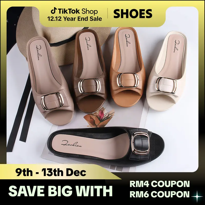 Sandal Bunga, Selipar Vincci, Gaya Elegan, Ins Trendy, Koleksi