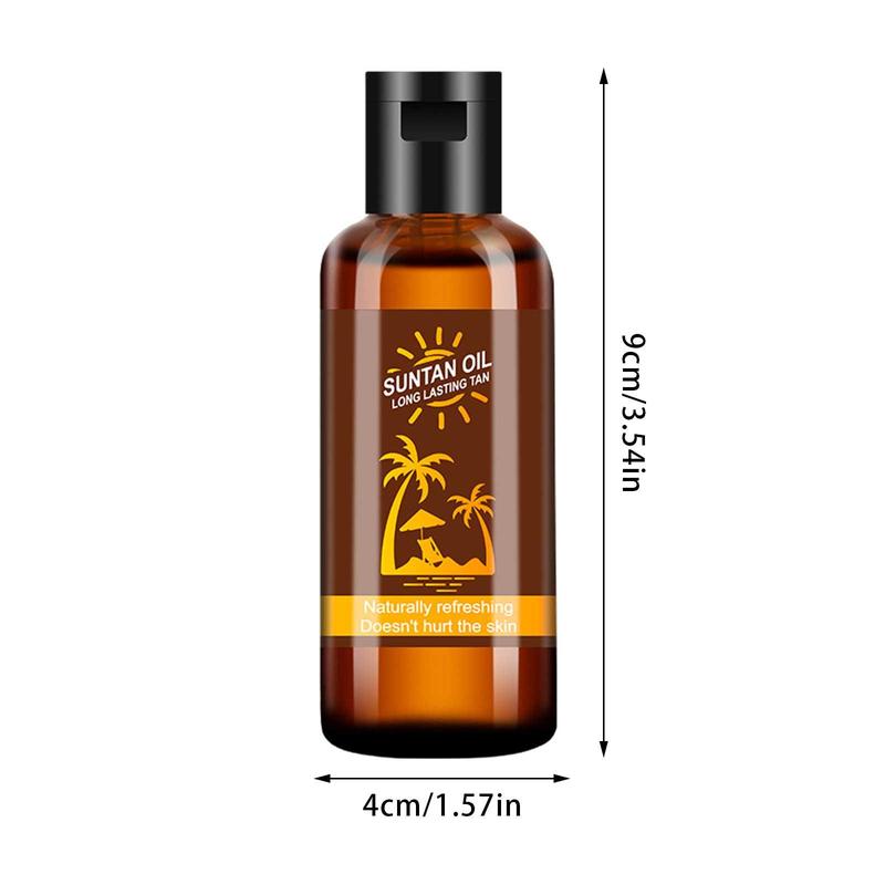 Product Introduction of Tanning Cream Tanning Oil Sun Free Body Lotion Wheat Boost Black Oil Bronzer Sunscreen 0