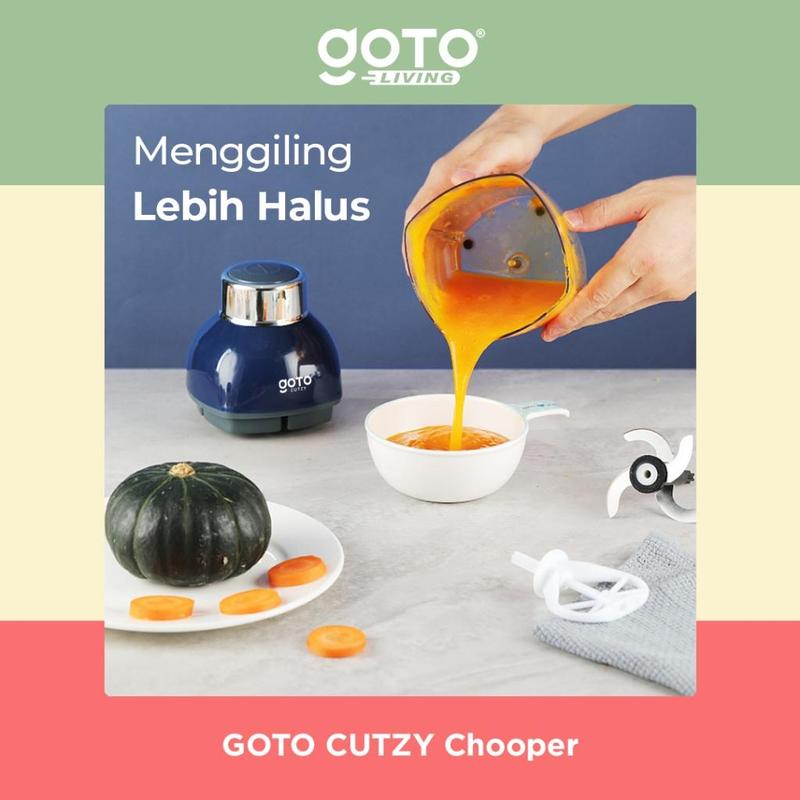 Goto [COD] Cutzy Blender Mesin Penggiling Chopper Daging Bumbu Multifungsi 4