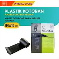 Gambar M-Pets Dog Poop Bag Dispenser Isi 64x15 Pcs / Plastik Kotoran dari M-Pets Volk Pets Indonesia Kota Administrasi Jakarta Barat 3 Tokopedia
