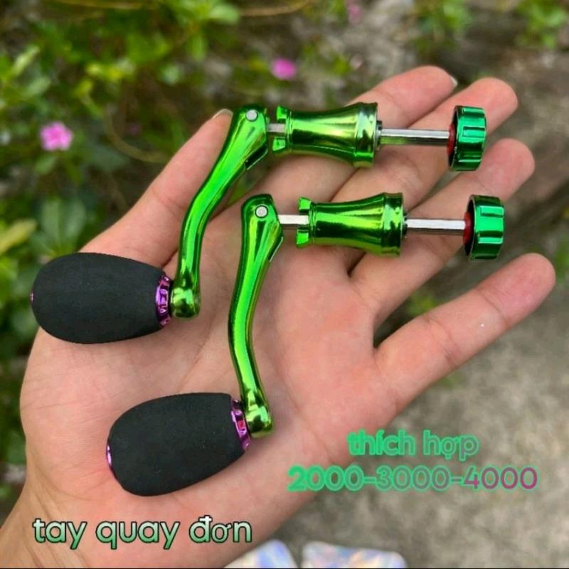 Tay quay máy câu Kim loại- 6 cạnh 4
