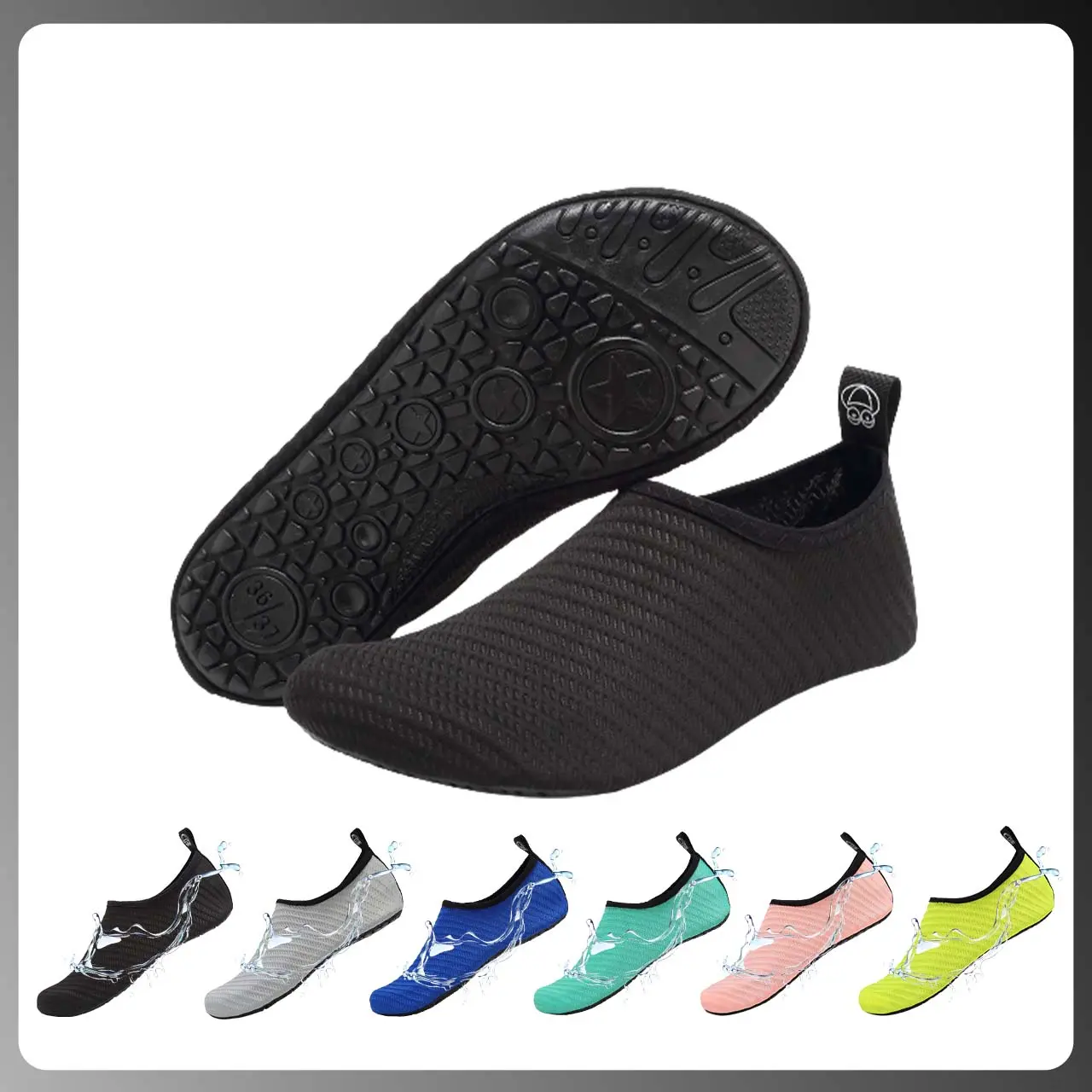 Sepatu Air Unisex Yang Cepat Kering Dengan Sol Karet Anti-Selip Dan ...