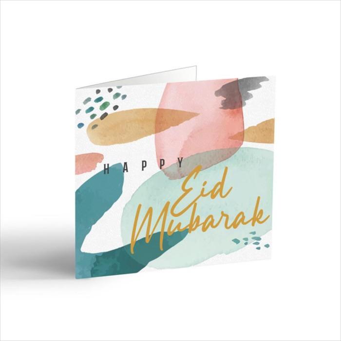 Gambar Capricorn Design Kartu Ucapan Idul Fitri Watercolor Aesthetic | Greeting Card Lebaran Abstrak Pastel Premium - CLFX 019 dari Capricorn Design Kota Tangerang Selatan Tokopedia