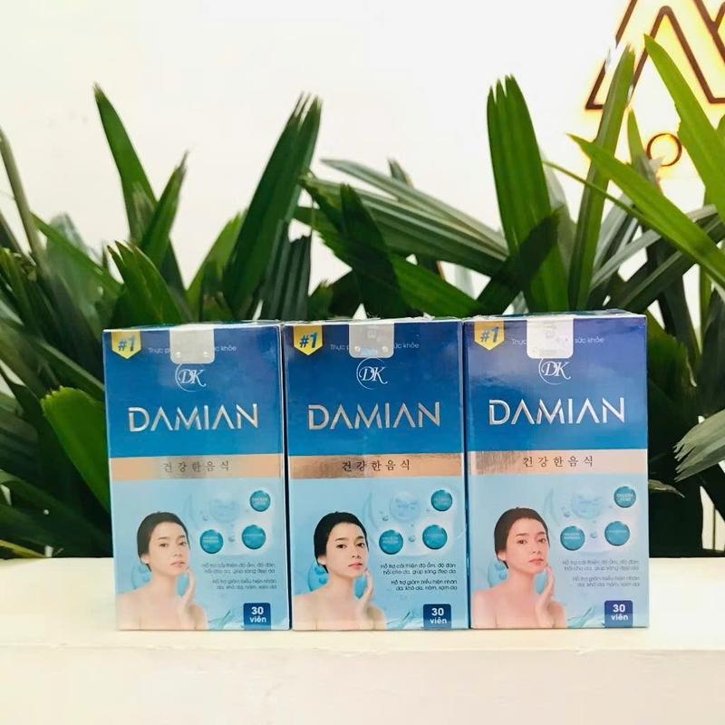 Viên Uống Trắng Da Damian Hộp 30 Viên Hỗ Trợ Dưỡng Da 2