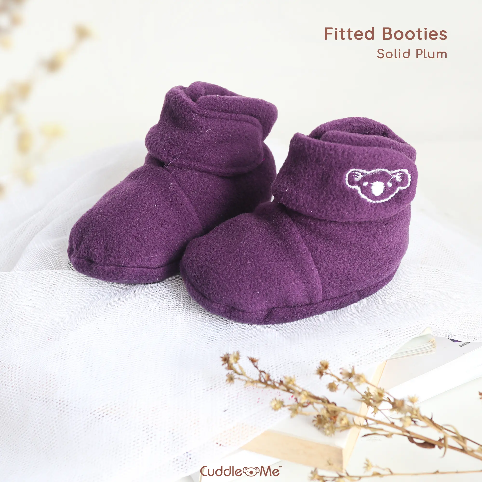 Cuddleme Fitted Baby Booties | Sepatu Bayi | Kaos Kaki Bayi | Cuddleme