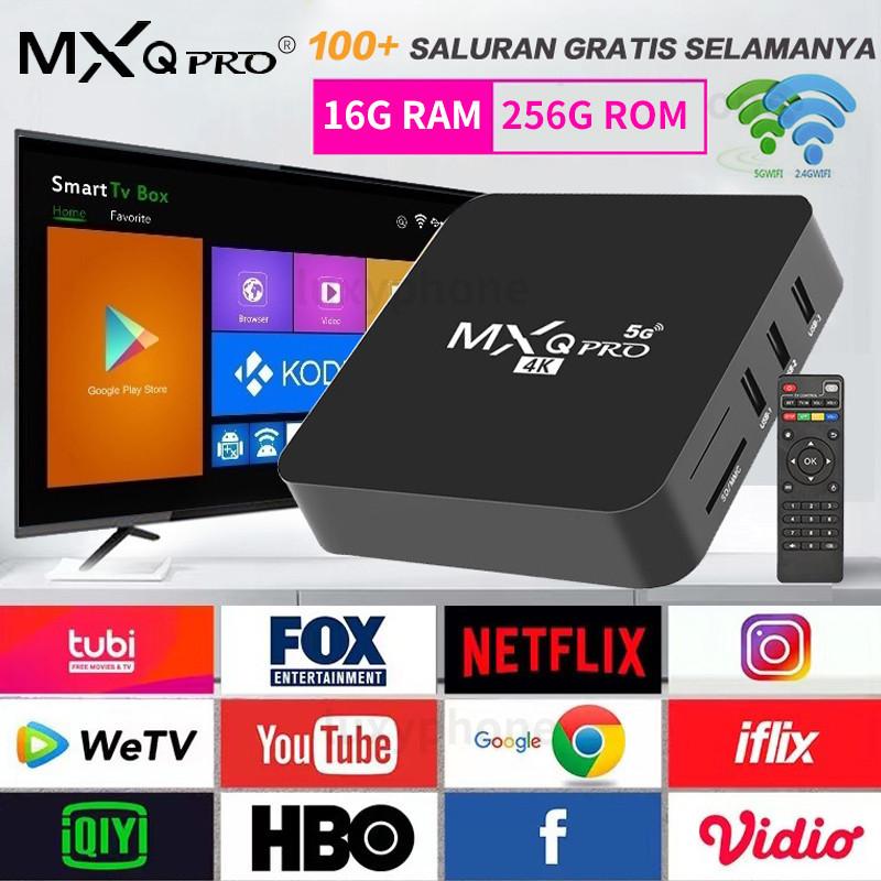 MXQ Pro 4k 5g 16g+256gb Android 11 Stb Set Top Box Tv Digita - Shop ...
