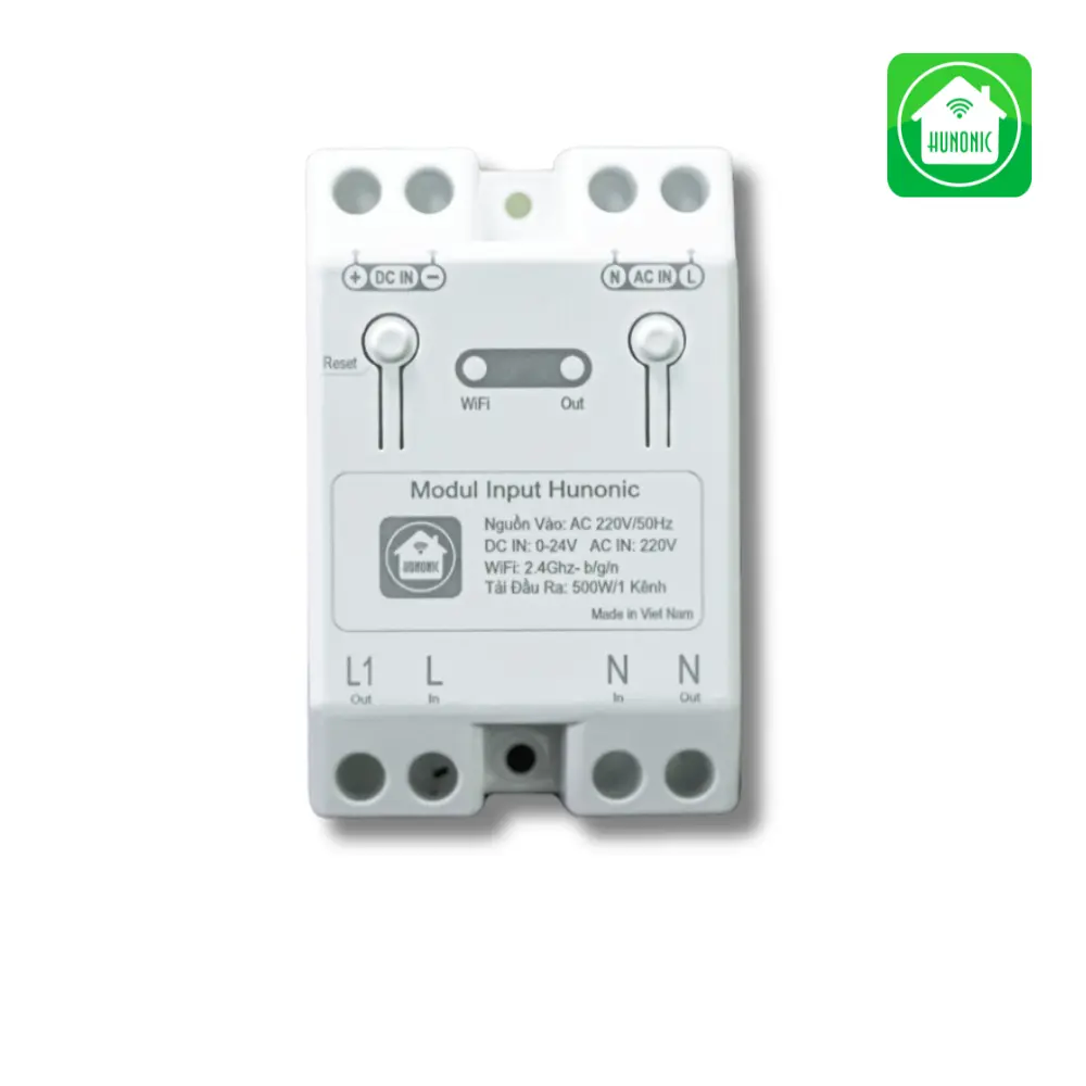 Modul Input Hunonic – Mở Rộng Kết Nối Thiết Bị Smarthome