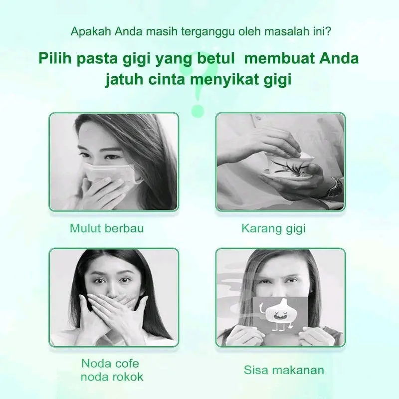 Milcosen niacinamide Pasta gigi penghilang karang pemutih gigi dan menyegarkan mulut Memutihkan Perawatan 3