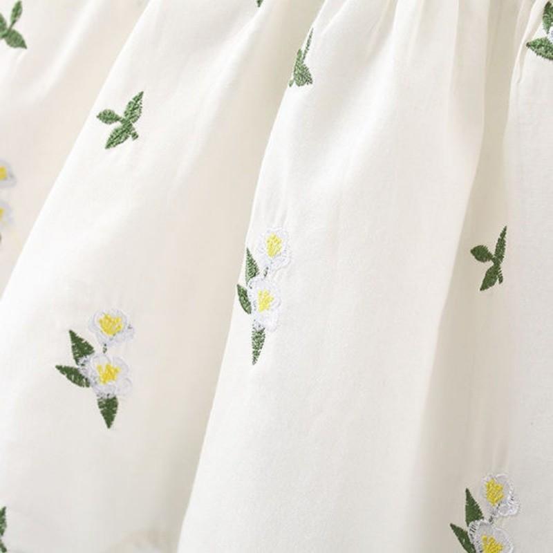 Product Introduction of Baby Girls' Spring and Summer Cotton Princess Skirt Fragmented Flower Thin Skirt 14