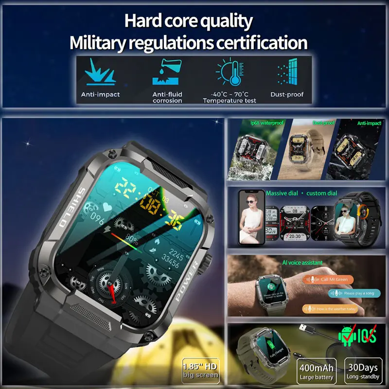 MK66 Smart Watch Outdoor Smart New Full Touch Smart Watch mk66 Smart Watch Utan Technology 1