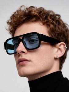 Lentes de sol aviador retro para hombre con lentes de color, diseño ligero y duradero para actividades al aire libre, estilo vintage a la moda, ideal para regalo