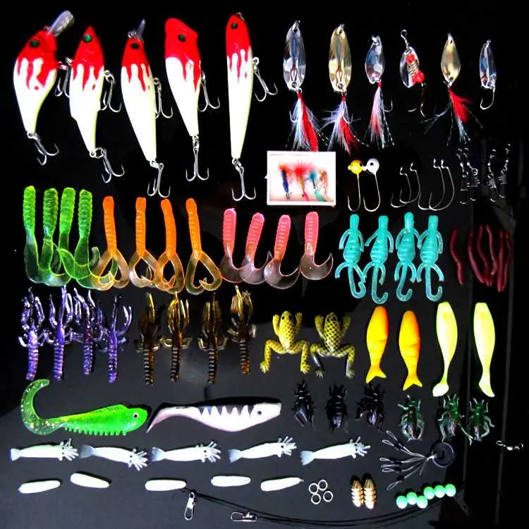 Minnow umpan Casting Set Lengkap Umpan Pancing Ikan Set Fishing 101PCS 45PCS 171PCS 140PCS 109PCS 171PCS - LIXADA Forrecci umpan ikan mujair metal jig soft frog bufo 0