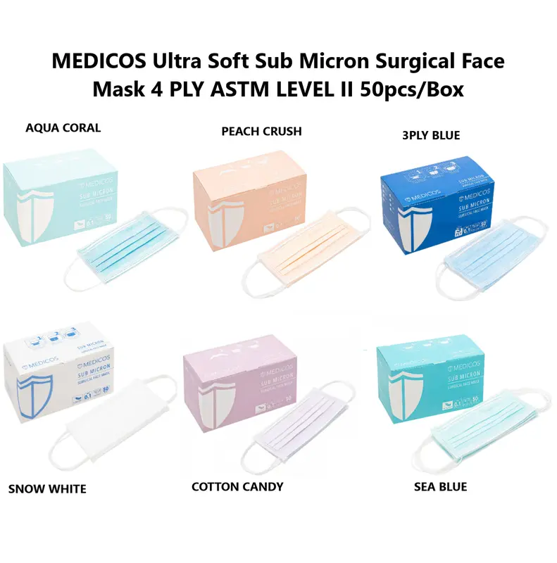 Ultra Soft 4ply / 3ply Sub Micron Surgical Face Mask MEDICO - TikTok ...