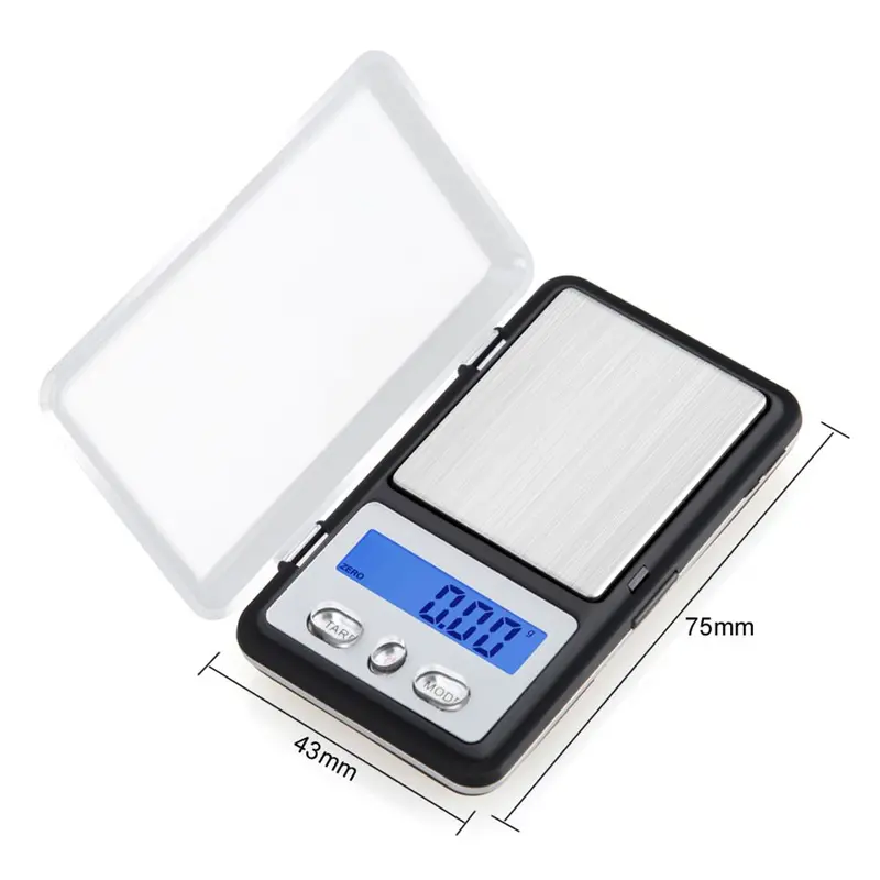 Cân Điện Tử, Siêu Nhỏ Chuyên Nghiệp, Đèn Nền, Cân Trang Sức, Cân Kỹ Thuật Số Bỏ Túi Mini, Có Thể Đo 100G / 0.01G Và 200G / 0.01G, Thích Hợp Để Kiểm Tra Trọng Lượng 2