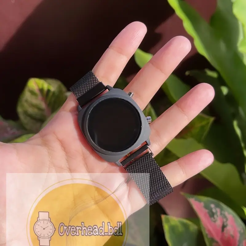 jam led premium magnet stainless Digital Batu 0