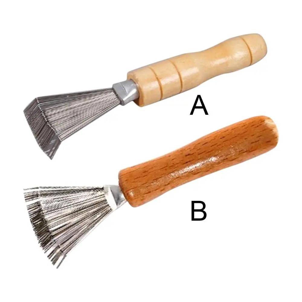 Stainless Steel Kenzan Needle Cleaning Rake Floral Kenzan Cleaner for Gifts