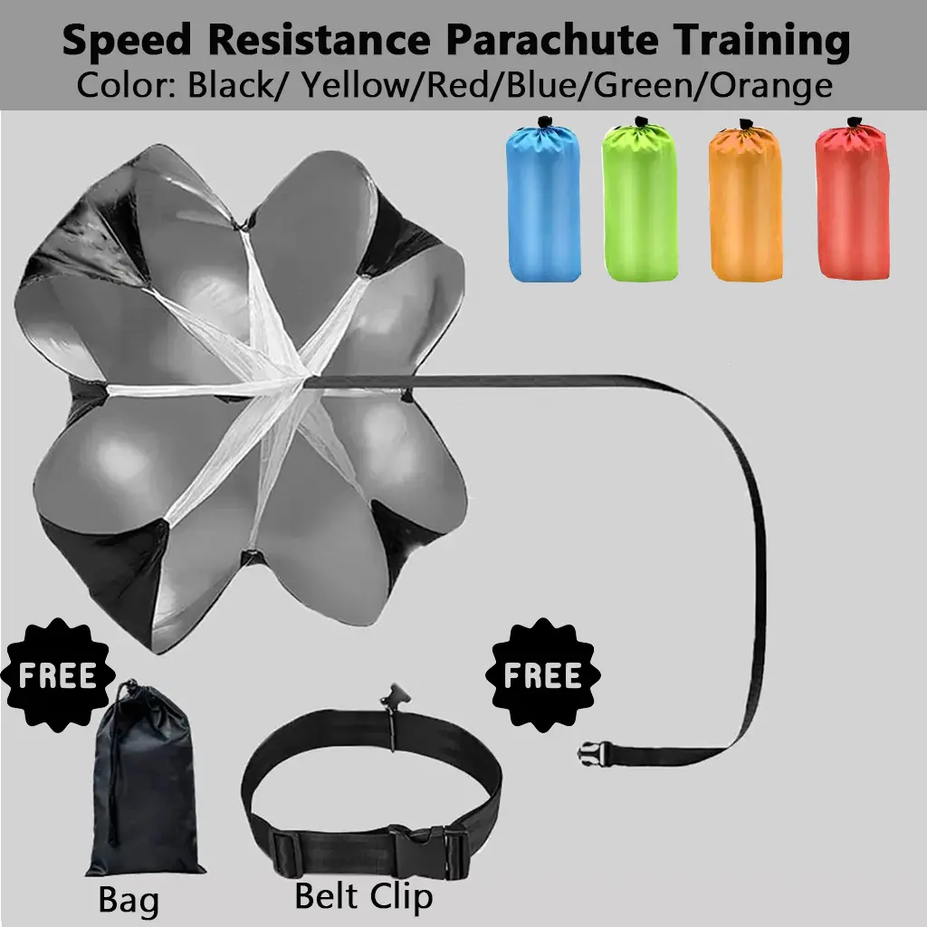 3H Speed Resistance Training Parachute Running/Power Chute Training Resistance Exercise/Parachute Sprint Chute