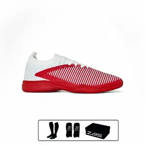 Zars -  Sepatu Futsal Nova Linearc IN merah putih boots