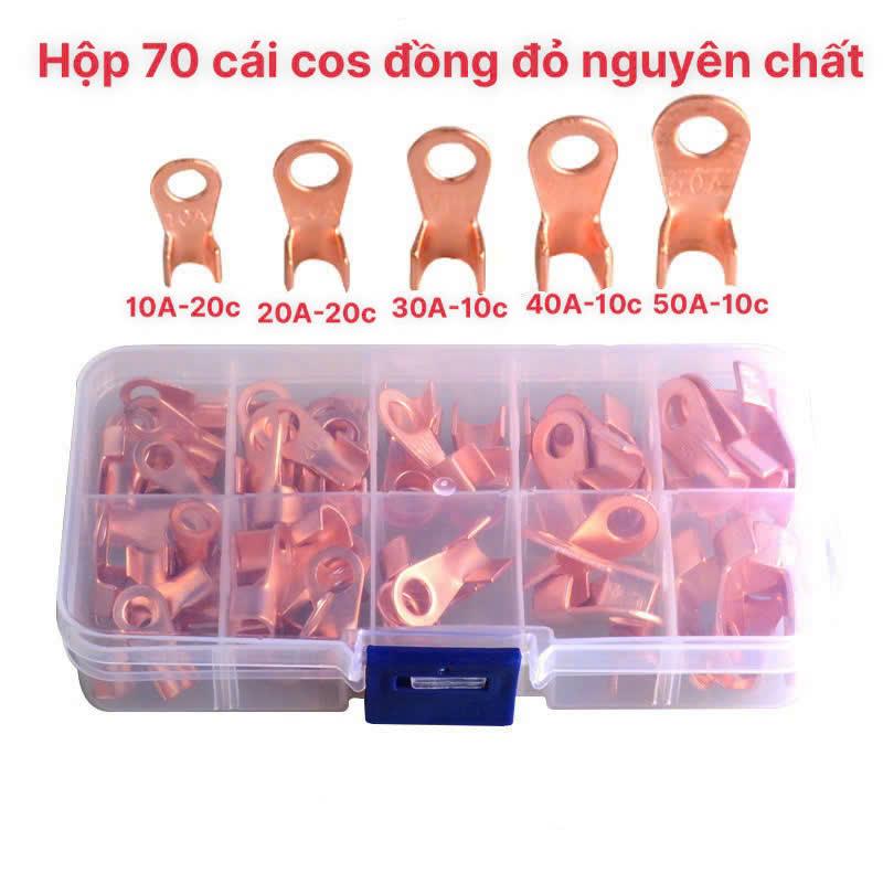 Đầu nối dây điện, cos đồng đỏ,loại cos tròn, OT 10 20 30 50. LƯU Ý: Qúy khách chọn mua combo ấn vào sẽ nhảy ra giá và ảnh sản phẩm thực tế kèm theo