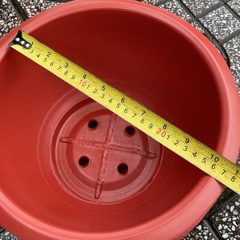 Bộ 10 cái Chậu Truyền thống đỏ 30cm lọt lòng 26 cm